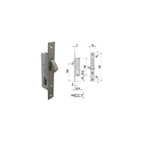 Cisa - cm emb gancho 16MM cil oval barato