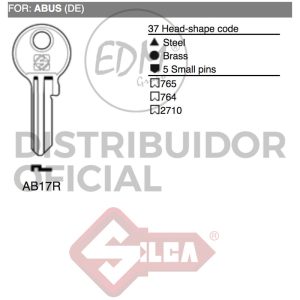 Cl acero AB17R abus Silca 12326 barato