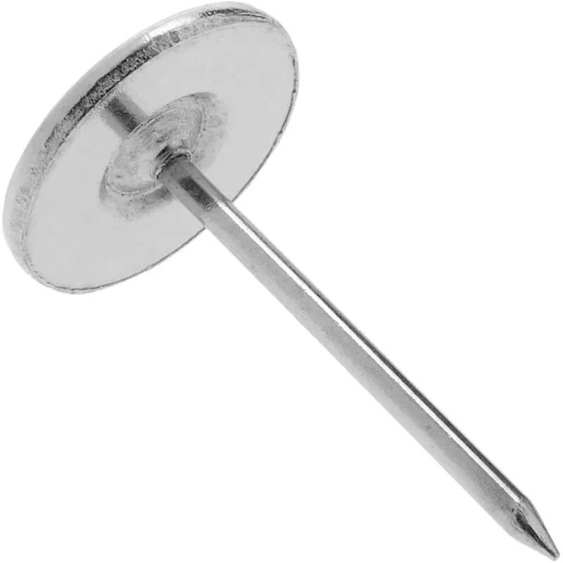 Clavo de fijación plateado para sistemas antirrobo 16x11 mm 25-pack - Prixprime barato