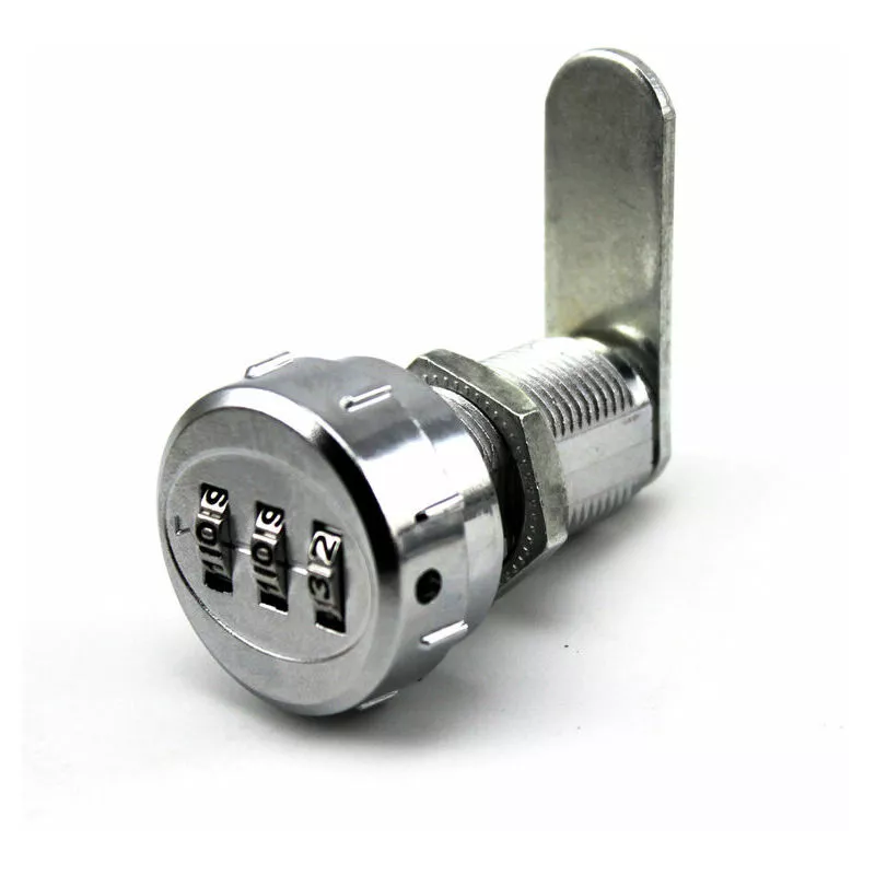 Code Lock Mechanischer digitaler Schubladenschrankcodeschloss 3-stelliger Zinklegierungs-Kombinationscode für Schrank Schubladenschrankpostfach 30mm barato