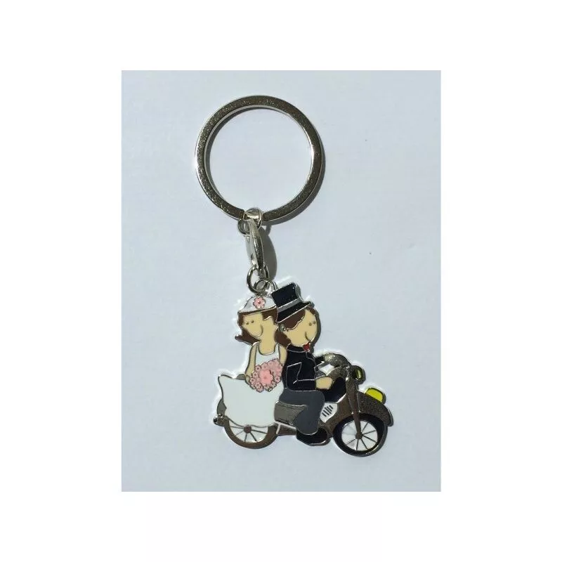 Cónyuges cónyuges en motocicleta favorita promesa de boda de boda regalo gadget regalo barato