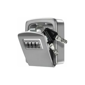 Cruel Key Safe [Nueva versión] Almacenamiento seguro con candado de aleación de zinc y código combinado de 4 dígitos para Airbnb Home Garage School barato
