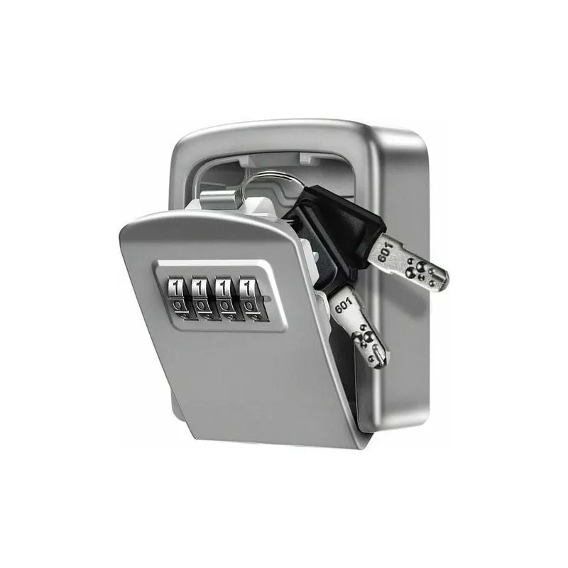 Cruel Key Safe [Nueva versión] Almacenamiento seguro con candado de aleación de zinc y código combinado de 4 dígitos para Airbnb Home Garage School barato