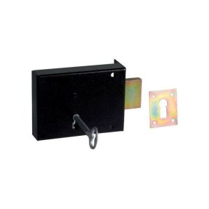 Dom Metalux - Serrure en applique standard 461 à pêne dormant seul Axe 40 mm droite barato