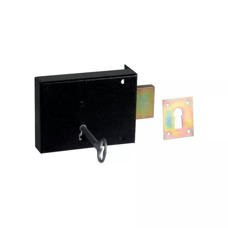 Dom Metalux - Serrure en applique standard 461 à pêne dormant seul Axe 40 mm droite barato