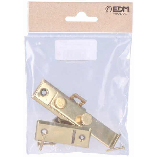 EDM - E3/85078 aldaba reversible 8CM laton pulido barato