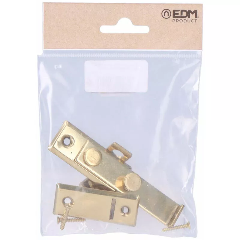 EDM - E3/85078 aldaba reversible 8CM laton pulido barato