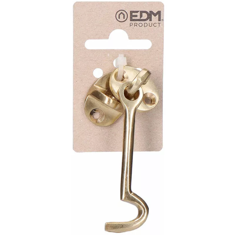 EDM - E3/85146 aldabilla barco 75MM laton pulido en cartón colgante barato