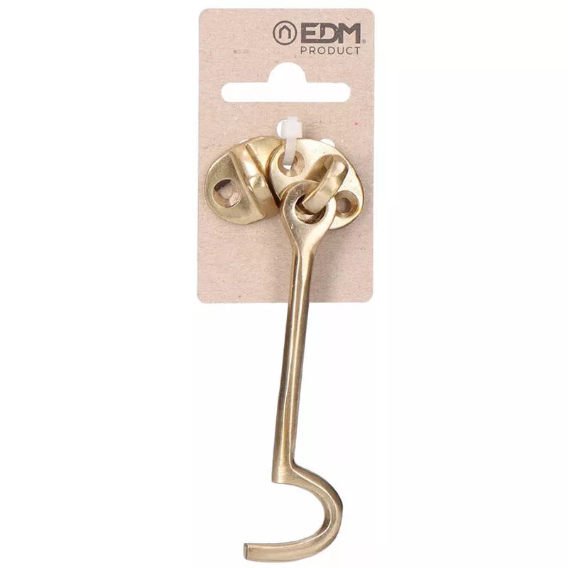 EDM - E3/85147 aldabilla barco 100MM laton pulido en cartón colgante barato