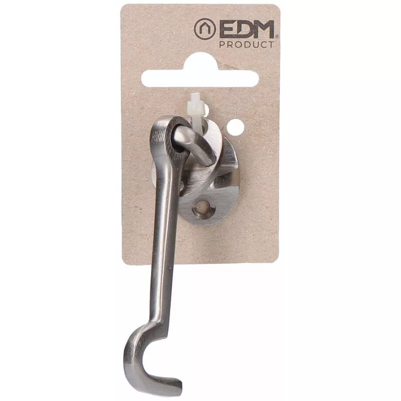 EDM - E3/85150 aldabilla barco 75MM laton niquel mate en cartón colgante barato