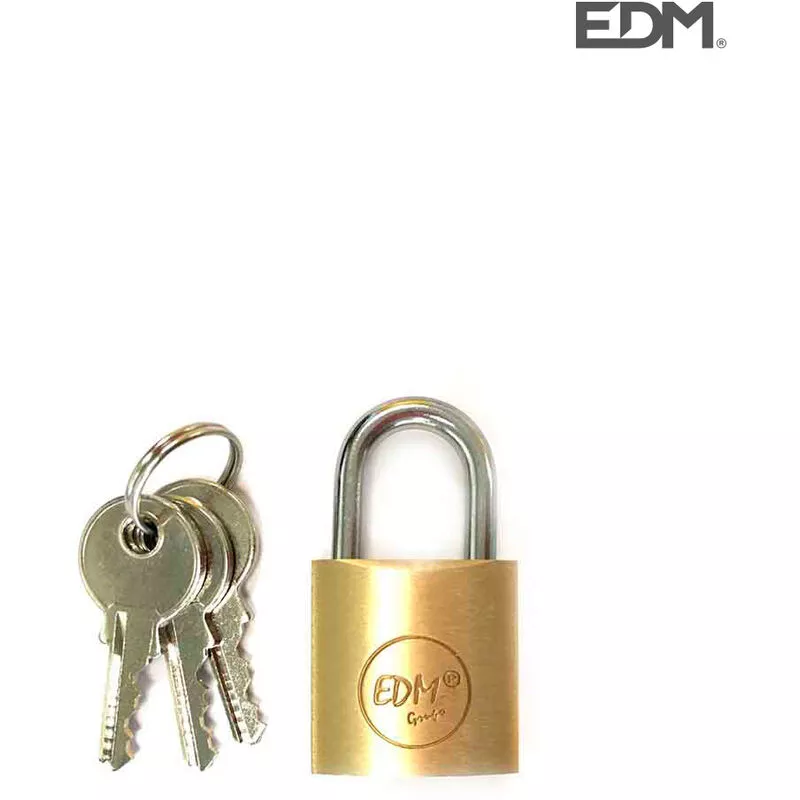 EDM - E3/85207 candado laton arco normal 25X15MM blister barato