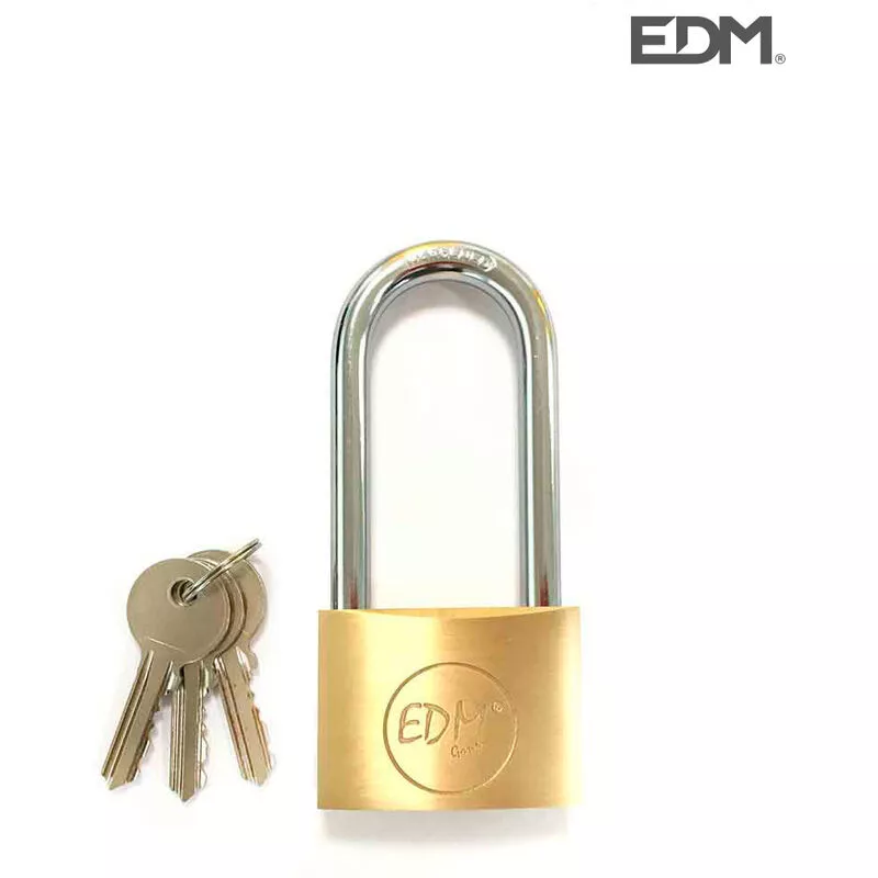 EDM - E3/85229 candado laton arco largo 40X65MM blister barato