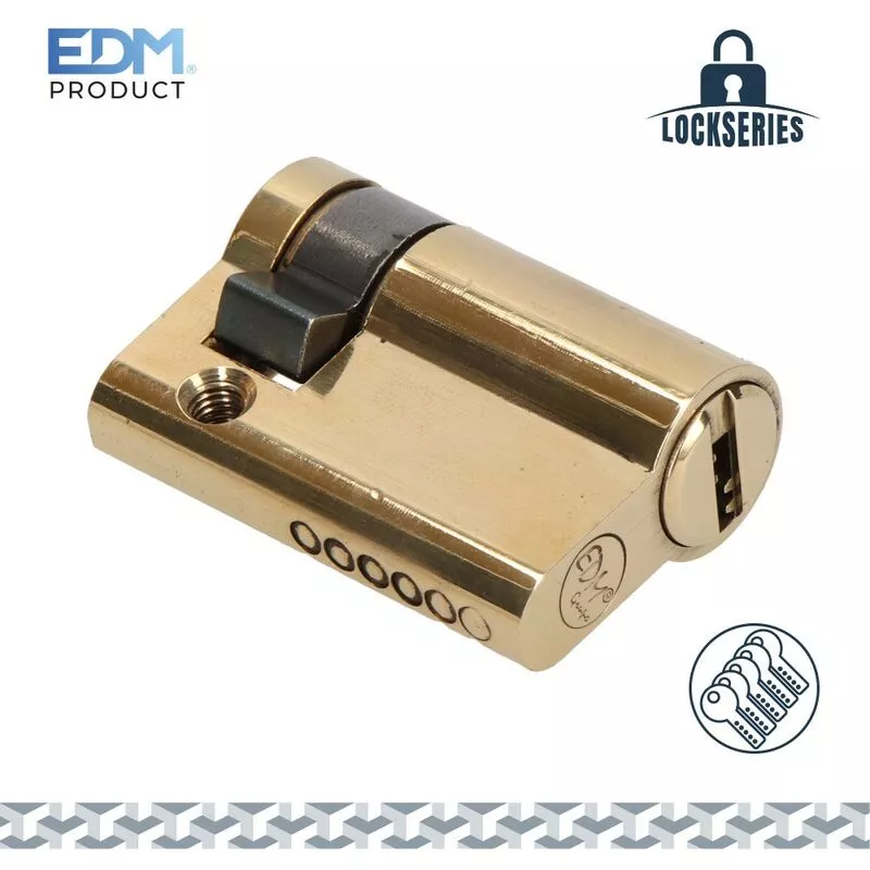 EDM - bombin laton 10+35MM total 45MM con 5 llaves de seguridad incluidas barato