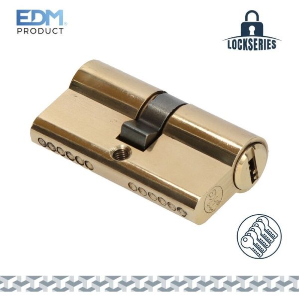 EDM - bombin laton 30+30MM total 60MM con 5 llaves de seguridad incluidas barato