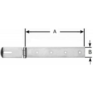 Ejecución de la derecha de RAID. Galvanización brillante 200 mm. barato