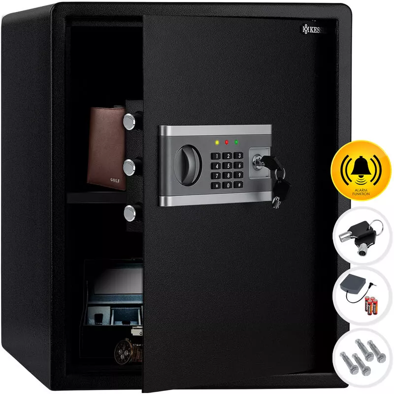 Electr. Seguro Incluye Caja de la batería Caja fuerte electrónica 3 cerraduras de doble perno Caja fuerte de pared de suelo Caja fuerte para muebles barato