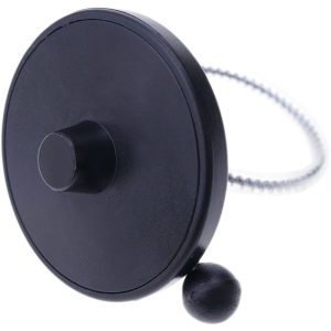 Etiqueta antihurto compatible eas rf 8.2MHz 55mm negra antirrobo cable acero - Primematik barato