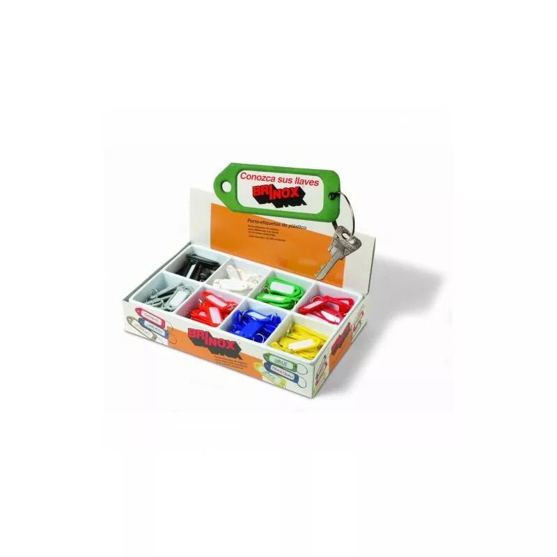 Expositor portaetiquetas plastico 8 COLORESX25 un Brinox barato