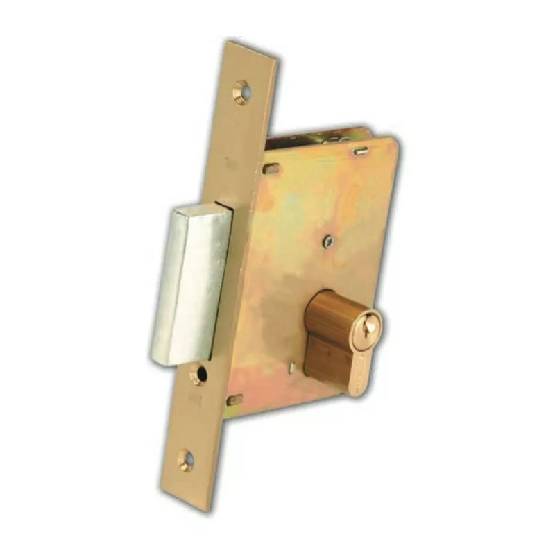 Ezcurra - Cerradura Embutir Hierro Latonado 4200 45 barato