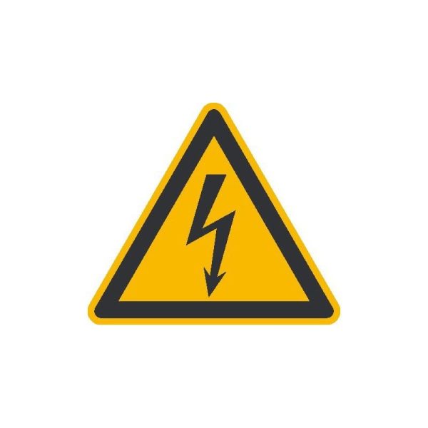 Fp - Placa De Adverdencia Atención Corriente Eléctrica Lámina