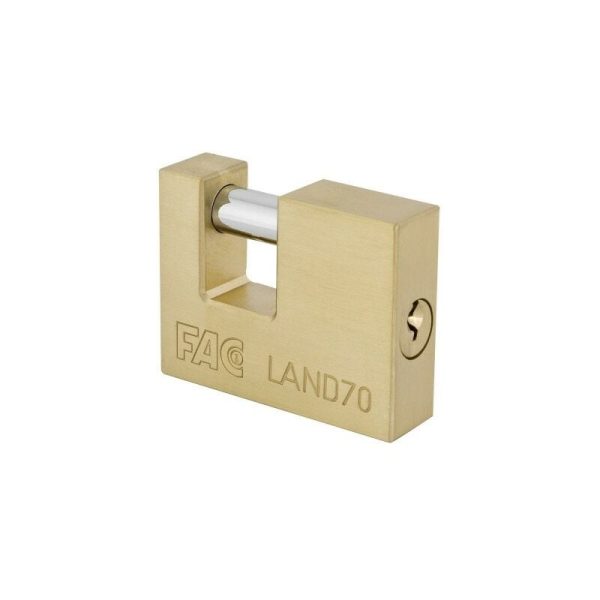 Fac - candado 60 mm. laton rectang. caja - fac barato