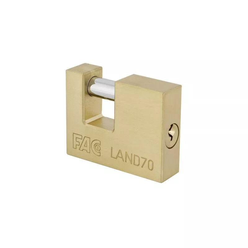 Fac - candado 90 mm. laton rectang. blister - fac barato