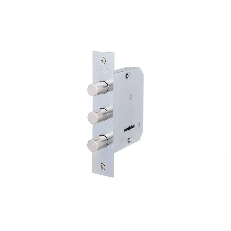 Fac - cerradura emb. mad. 480-B pareja cromada - fac barato