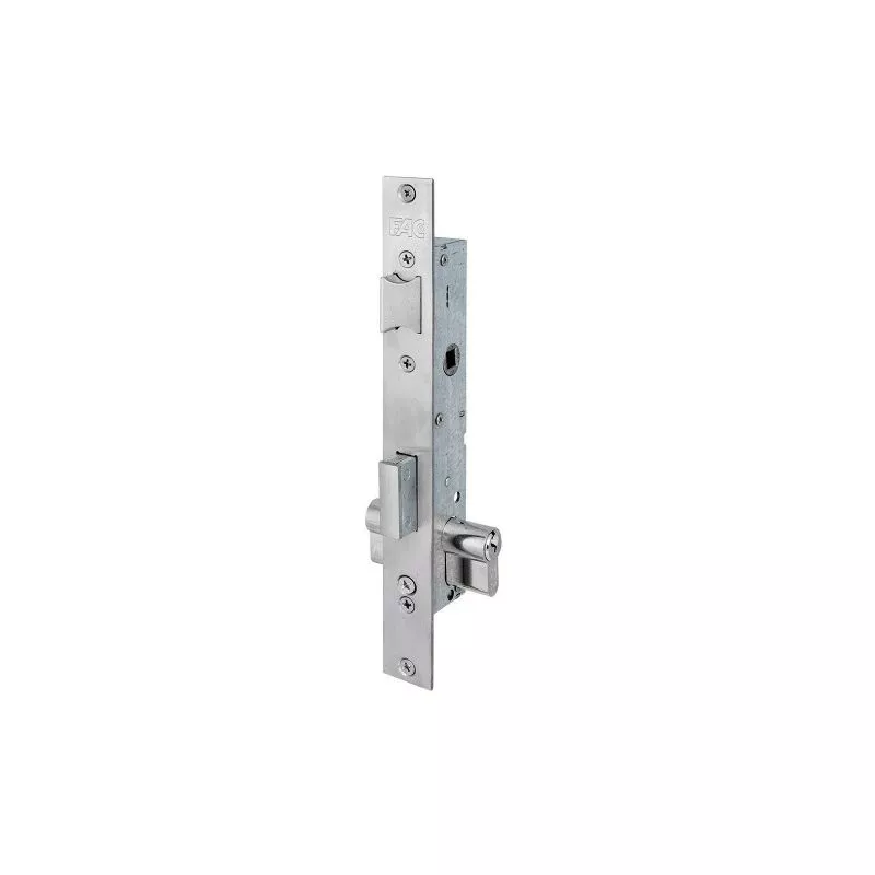 Fac - cerradura embutir perfil metalico 7002/25-05 picaporte y palanca - fac barato