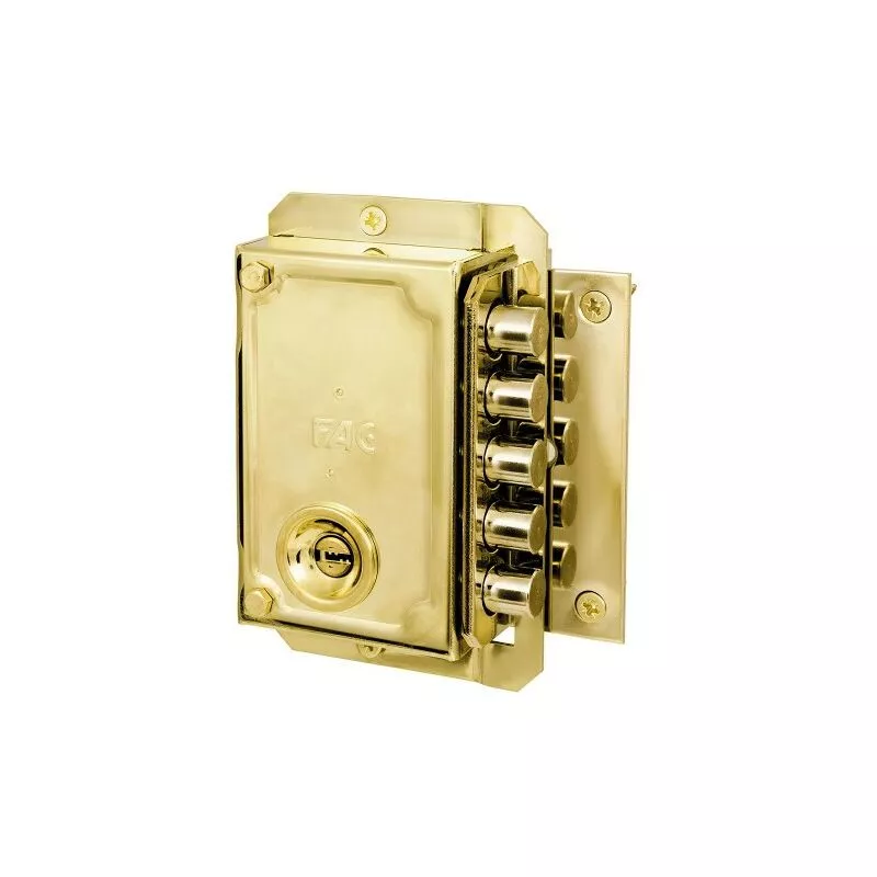 Fac - cerradura sob. S-90 cp uve izda. dorada - fac barato