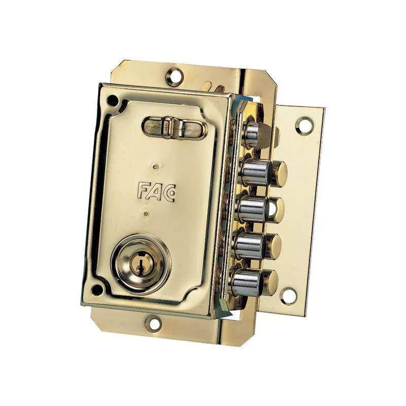 Fac - cerradura sobreponer S-90 p izquierda dorada barato