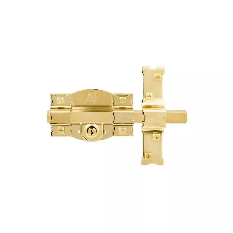 Fac - cerrojo 301-L/120 B-70 mm. dorado - fac barato