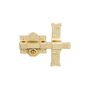 Fac - cerrojo 301-L/80 B-90 mm. dorado - fac barato