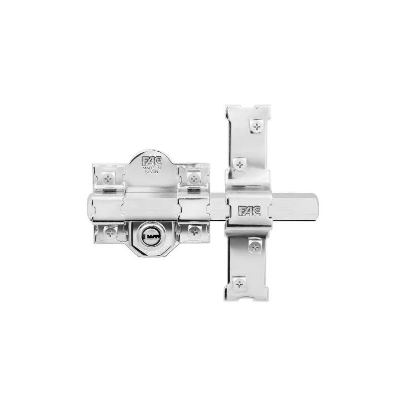 Fac - cerrojo 301-RP/80 B-70 mm. niquel completo - fac barato