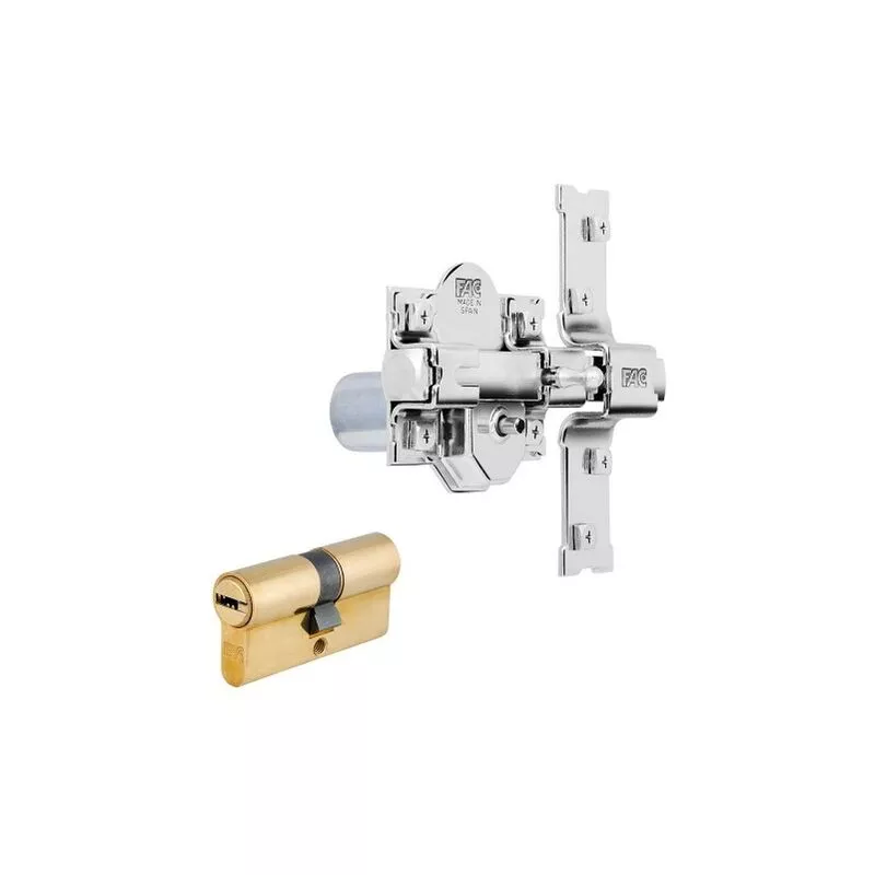 Fac - conj. seguridad mc cdf 40X40 / rp niquel completo - fac barato