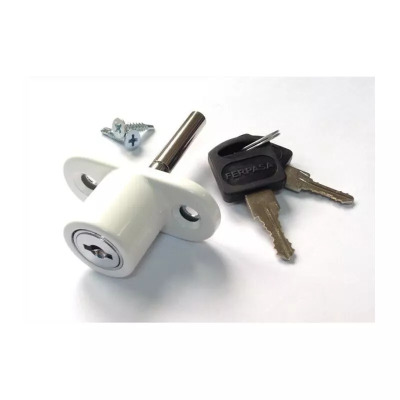 Ferpasa - cerradura ventana alumino blanca barato