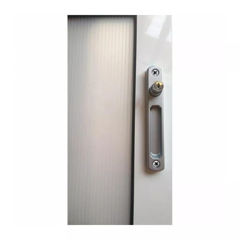 Ferpasa - cierre sobreponer c/llave pulsador plata barato