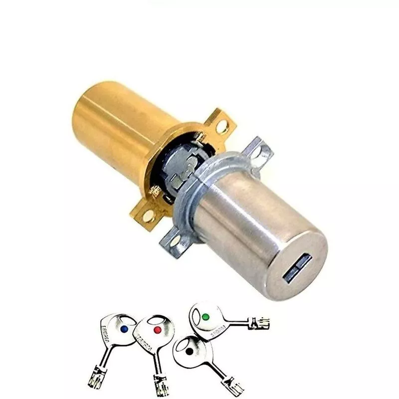 Fichet - Juego de Cilindros k. 787 Original Cil. 2D 787 Dorado. barato