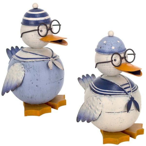 Figura Marinera Figuras Pati Marinero 2 Unidades Marinero Azul 7x7x11cm 25504 - Azul - Signes Grimalt barato