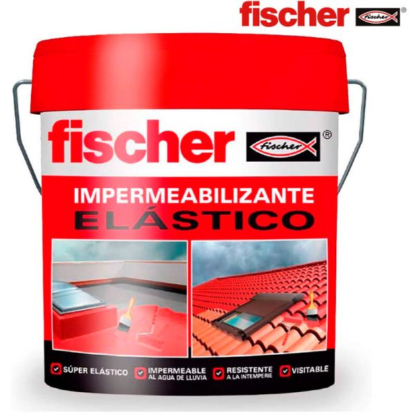 Fischer - Impermeabilizante 15L. Rojo 547153 Barato