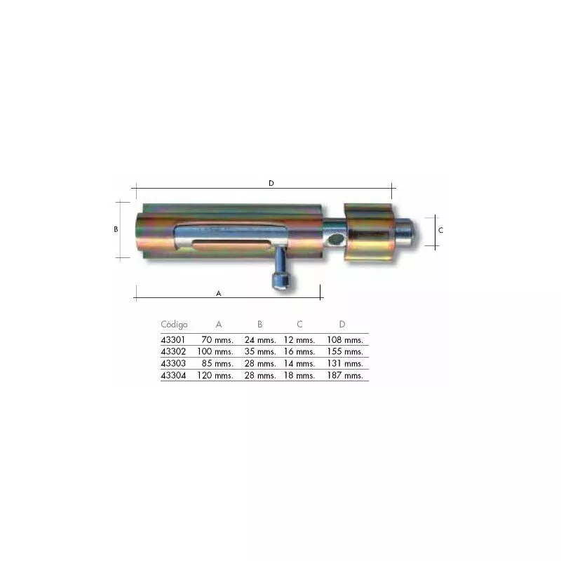 Flores Cortã ‰ S - Flores Cortés - Cerrojo para soldar 85 mm barato