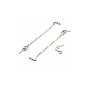 Gancho de pestillo de ventana de x 6 pulgadas y gancho de pestillo de puerta con ojal de acero inoxidable para cabina con cáncamo lylm barato