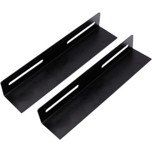 Guías laterales fijas de soporte para armario rack 19 negro 250mm - Rackmatic barato