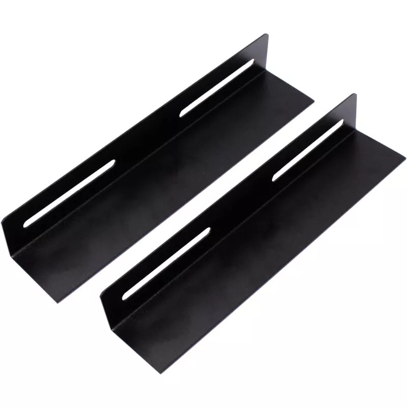 Guías laterales fijas de soporte para armario rack 19 negro 250mm - Rackmatic barato