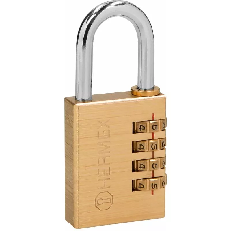 Hermex - Candado latón de combinación - 40 mm barato