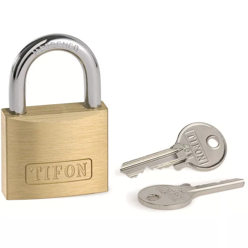 Herrajes Mengual - Candado Laton Anilla Corta 40Mm Llaves = barato