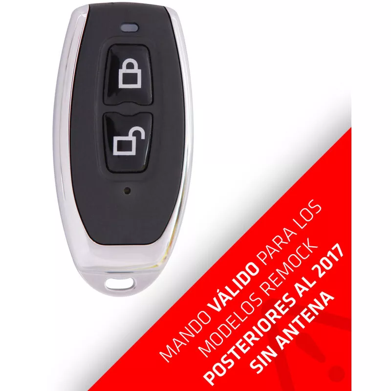 Herrajes Mengual - Mando a Distancia Remock Lockey new y Remock Lockey Pro new - Negro / Plata barato
