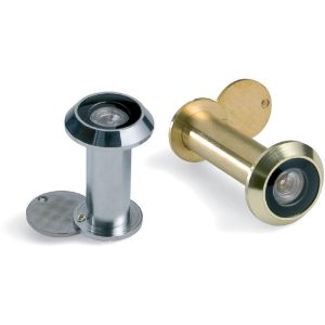 Herrajes Mengual - Mirilla Con Tapa Superviewer Swle Laton 50-70 - Latón Mate barato