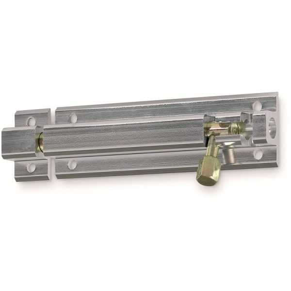 Herrajes Mengual - Pasador Aluminio Pequeño 300Mm Plata - Anodizado Plata barato