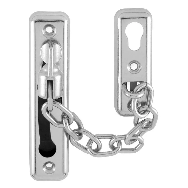 Herrajes Mengual - Retenedor Puerta Cadena Vince Dorado - Latón Brillo barato