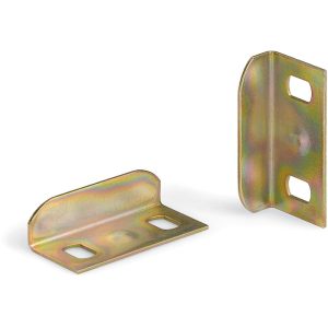 Herrajes Mengual - envasado- Tope Escuadra Para Pasador Bicromatado - Bricomatado barato